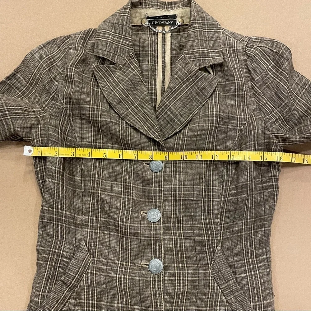 C.P. Company Italy Women’s 100% Flax/Linen Blazer Size 40 (XS/4)